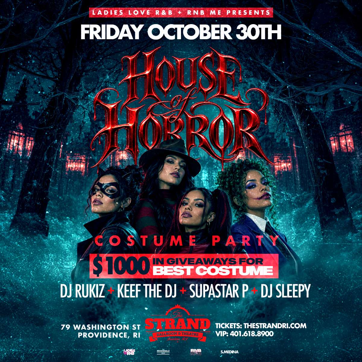 Ladies ❤ R&B x RnB Me present House of Horror